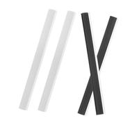 JECOMPRIS 4pcs Rubber Dustpan Edge Strip Replacement Parts for Shovel Lip Repair for Garbage Collection and Dust Sweeping