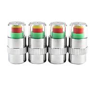 JECOMPRIS 4pcs Sensor Tire Air Tire Pressure Cap Car Tyre Pressure Monitor Tire Valve Stem Caps Tire Gauge Caps Car Monitoring Sensor Indicator Tire Pressure Sensor Tires Dust Cap