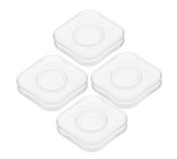 JECOMPRIS 4pcs Slip Gel Pads for Car Phone Holder Durable Traceless Gripping Pads Reusable Sticky Adhesive for Home and Office Versatile Cable Organizer