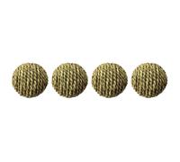 JECOMPRIS 4pcs -woven Ball for Parrots and Chinchillas, Natural Chew Balls to Stimulate Exercise and Boredom, Suitable for Cage Play and Small Animal Entertainment