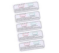 JECOMPRIS 5 Pack Uv Indicator Papers Reusable Uv Test Cards for - Light Analysis