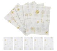 JECOMPRIS 500 Pieces Christmas Candy Wrappers Bulk Candy Packing Paper Nougat and Chocolate Wrapping Paper for Holiday Parties and Wedding Decorations