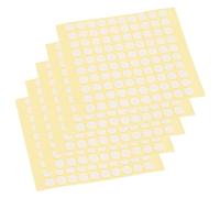 JECOMPRIS 500pcs 10mm Double-sided Adhesive Dots Strong Sticky Tape Points for Balloons Posters Craft Labeling Removable Glue Circles for Party and Museum Use