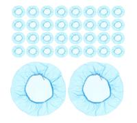 JECOMPRIS 50pcs Blue Plastic Fire Alarm Detector Dust Covers 1.5 Mil Thick 10cm Protective Caps for Fire Safety Equipment and Building Renovation