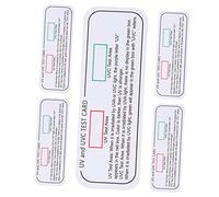 JECOMPRIS 5pcs Test Cards Easy to Use Uv Testing Strip for Uv Sterilization Effect