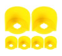 JECOMPRIS 6PCS Button Cover: Emergency Stop Switch Cover - 22mm Plastic Protective Guard for Industrial Push Switch Safety Shields