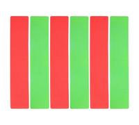 JECOMPRIS 6pcs Pickleball Court Line Markers Kit - Outdoor Driveway Pickleball Court Boundary Throw Down Markers - Portable Lines Marking Set