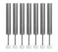 JECOMPRIS 7pcs Hydraulic Trash Can Damper Replacement, Silent Soft-Close Piston Buffer for Kitchen and Outdoor Metal or Plastic Bins, Lid Support Safety Mechanism 10x61x87.5mm