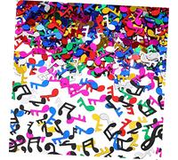 JECOMPRIS 8 Packs Music Note Confetti Decorations Musical Note Scatters for Parties Birthdays Celebrations for Cakes Balloons