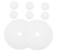 JECOMPRIS 8pcs Reusable Silicone Dehydrator Sheets Round Non Stick Food Dryer Mats for Fruit Drying Tray Tear Resistant