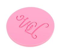 JECOMPRIS Acrylic Fondant Cookie Embosser with Love Design Baking Stamp for DIY Cakes Cupcakes Chocolates and Cookies Safe and Clean Mold for Home Kitchen and Bakery Use