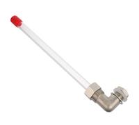 JECOMPRIS Acrylic Liquid Level Indicator Gauge for Boiler Water Tank and Firefighting Pool 20Cm Bent Tube Water Level Gauge for Industrial and Home Use