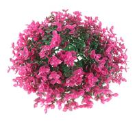 JECOMPRIS Artificial Eucalyptus Topiary Ball 25cm Purple Hanging Grass Ball Decoration for Garden Balcony Wedding Outdoor Ceiling Pendant Faux Plant Green Leaf Ornament