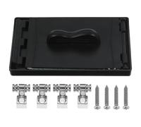 JECOMPRIS Bass Cleaning Kit Guitar Cleaner Set with Fluff and Plastic Material Easy to Put and Take off Washable Guitar Polish and Cleaner Kit