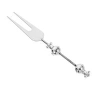 JECOMPRIS Beadable Fork,Stainless Steel Dinner Forks Bead Dessert Fork Salad Forks Appetizer Forks for Parties and Events Party Favors DIY Project Bead Project