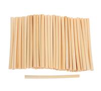 JECOMPRIS Bee Nesting Tubes 100Pcs Natural Reed 6X0.3 Inch Mason Bee House Refill for Pollination in Vegetable and Flower Gardens