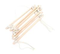 JECOMPRIS Bohemian Macrame Claw Clip Organizer Hanging Hair Clip Holder Wall Mounted Hair Accessories Storage for Thick Space Saving Display and Easy Access for Women