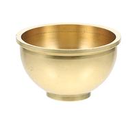 JECOMPRIS Buddha Offering Water Cup Small Golden Pure Copper Buddhist Sacrifice Bowl Religious Ceremony Accessory for in Temple
