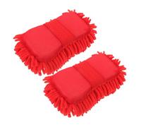 JECOMPRIS Car Wash Sponge Block Microfiber Chenille Mitts Large Sponge for Auto Cleaning Scratch-free Durable