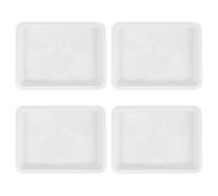 JECOMPRIS Chemical Containment Laboratory Tray Acid Alkali Resistant Plastic Lab Tray Leakproof Design for Scientific Experiments Sample Set of 4