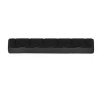 JECOMPRIS Classical Guitar Neck Nut Replacement Made of Ebony Wood for 6 String Acoustic Guitar Comfortable Design with String Protection Simple Elegant Appearance