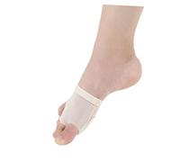 JECOMPRIS Dance Socks Foot Thongs 5 Holes Suede Sole Thick Pad Polyester Microfiber Protector Cover for Ballet Gymnastics Yoga (Size L 39-40)