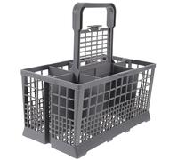 JECOMPRIS Dishwasher Basket Replacement with Hard Mesh and Uniform Hole Design, Abs Material Small Dish Drainer for Rapid Water Drain and Washing Vegetables, Suitable for Kitchen Dishwasher