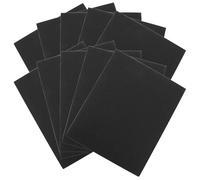 JECOMPRIS Dog Nail Sanding Board 10 Pcs Self-Adhesive Replacement Sandpaper Sheets 11X9 Inch Sturdy Latex Pads for Small Dogs and Kittens Grooming Care Black