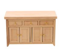JECOMPRIS Dollhouse Furniture: Mini Wooden Drawer Cabinet with 1/12 Scale Miniature Furniture - Enhancing Imagination and Hands-On Skills