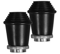 JECOMPRIS Drum Kit Bass Drum Rubber Foot Pads 3.2X2.8X2.8Cm Threaded Non-Slip Feet Suitable for Percussion Accessories 2 Pieces