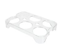 JECOMPRIS Egg Holder for Refrigerator 6-Compartment Egg Storage Box Sturdy PP Material Assorted Colour 5.83 x 3.82 x 0.79