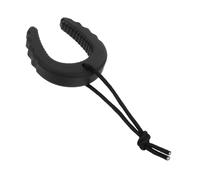JECOMPRIS Emergency Door Stopper Clip Including Firefighters and Police for Accident Prevention and Pinching Safety, Black Plastic Door Wedge for Commercial Use and Emergency Services