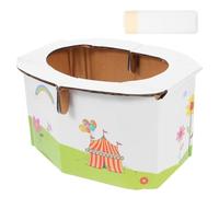 JECOMPRIS Foldable Travel Potty Lightweight and Compact Portable Paper Toilet with Bags Folding Toilet for Outdoor Use and Babies
