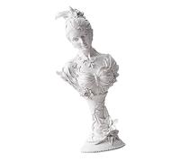 JECOMPRIS Fox Statue Sturdy and Delicate Resin White Female Goddess Figurine Decorative Ornament Lightweight Garden Sculpture for Home Decor and Garden