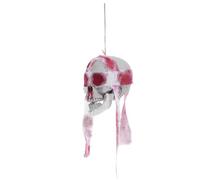 JECOMPRIS Halloween Hanging Bloody Skull Decoration Severed Head Prop Spooky Halloween Tree Decor for Outdoor Horror Party and Haunted House