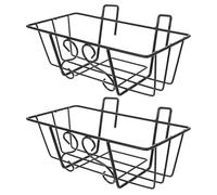 JECOMPRIS Hanging Planter Rack with Versatile Design and Easy Installation 2pcs Stylish and Elegant Flowerpot Holder for Balcony and Garden for Potted Plants