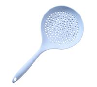 JECOMPRIS Heat-Resistant Silicone Slotted Colander Spoon for Hot Pot Pasta Dumplings Non-Scratch Kitchen Skimmer Strainer Soft Silicone Filter Utensil for Cooking and Serving