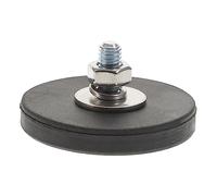 JECOMPRIS Heavy Duty Rubber Coated Magnetic Mount Base for Lighting and Camera Equipment Threaded Magnetic Mount Holder for Home and Studio Use