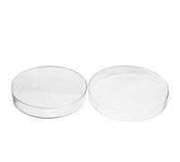 JECOMPRIS High Borosilicate Glass Petri Dish Thickened Clear Culture Plate for Sterile Microbiology Research and Science Education with Thermal Shock Resistance