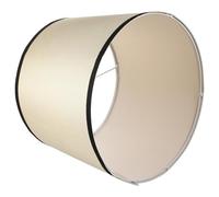 JECOMPRIS Khaki Cloth Lamp Shade for Floor Lamps, Round Lampshade with Iron Frame, Softens The Lights and Decorative for Home and Hotel Use
