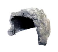 JECOMPRIS Lightweight Resin Reptile Cave Adornment Hideout Realistically Detailed Design, Decorative Habitat for Reptiles in Fish Tank Or Home Furnishings Random Color