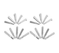 JECOMPRIS Metal Self-locking Clevis Clips Easy to Install and Adjust 20pcs Flight Stability in Challenging Flying Conditions, Silver for Rc Airplane and Helicopter Models