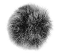 JECOMPRIS Microphone Fur Artificial Cover with Wind Screen Protective Easy to Install Microphone Sleeve Windscreen Muff for Protection at and Indoor Home Stages