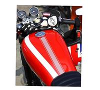 JECOMPRIS Motorbike Fuel Tank Reflective Sticker Reflective Decal for Bikes Self-Adhesive Stripe Silvery