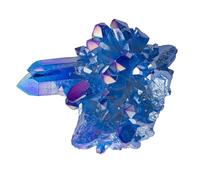 JECOMPRIS Natural Crystal Cluster Ornament for Fish and Flowerpot Decoration Random Shape Handmade Natural Crystal Ornament and Crafts, Improving The Living Environment