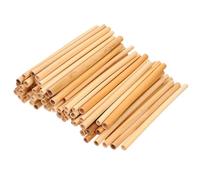 JECOMPRIS Natural Reed Bee Tubes 50Pcs 5-10Mm Diameter 18Cm Lightweight Hollow Stalks for Outdoor Solitary Bee Pollination and Breeding