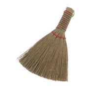 JECOMPRIS Natural Straw Hand Broom Mini 14x10cm with Colored Edges, Small Broom Corn Sweeper for Indoor Dusting, Bed Cleaning and Furniture Care in Home Use
