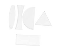 JECOMPRIS Optical Experiment Kit 5 Pcs Lenses (convex Concave) Physics Teaching Tool