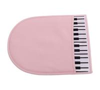 JECOMPRIS Pile Cleaning Glove Versatile Portable Double-sided Pink, Musical Instrument Polishing Cloth Trumpet Flute Musicians, Suitable for Music Practice and Performance
