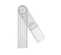 JECOMPRIS Plastic Rotary Goniometer PVC Angle Protractor Accurate Measurement Easy to Carry for Physical Therapy and Home Recovering from Surgery